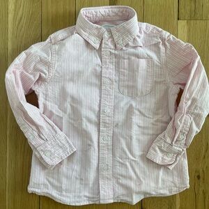 J.Crew Crewcuts Pink Striped Button-Down Shirt - XS